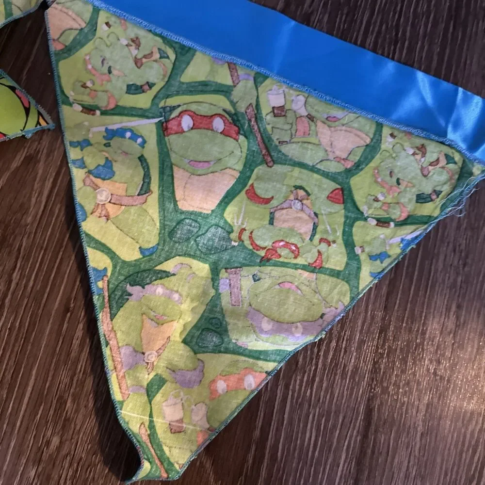 14 Ft Teenage Mutant Ninja Turtle banner  For Party/Room Decor Plus 24 Xtra Squa